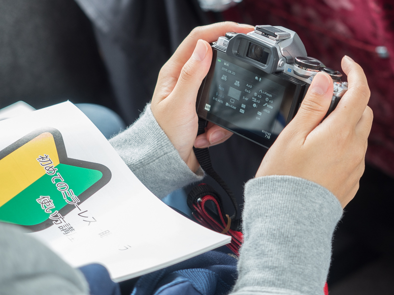 基本的な操作はすぐにマスターしたようだ