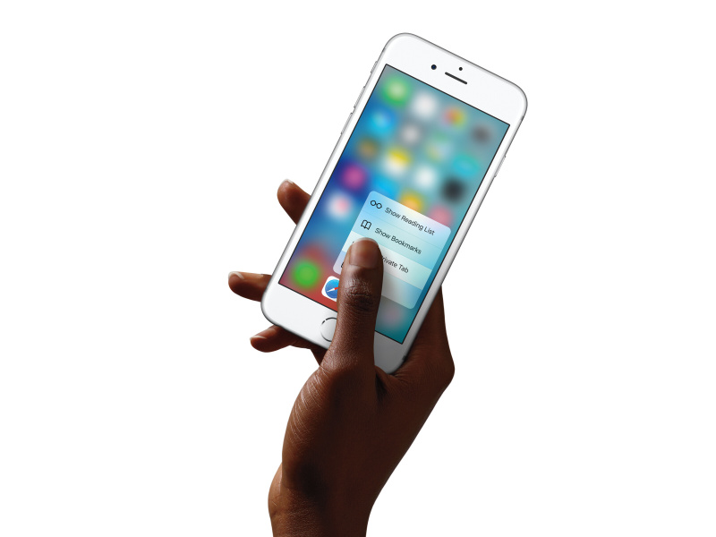 3D Touchでホーム画面からよく使う機能を呼び出せる