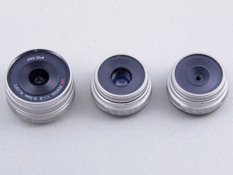 切り貼りデジカメ実験室：FUJINON 13mm F1.1をPENTAX Q-S1に装着