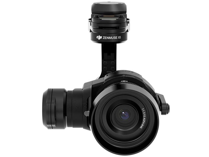 Zenmuse X5。装着レンズはDJIのMFT 15mm f/1.7ASPH