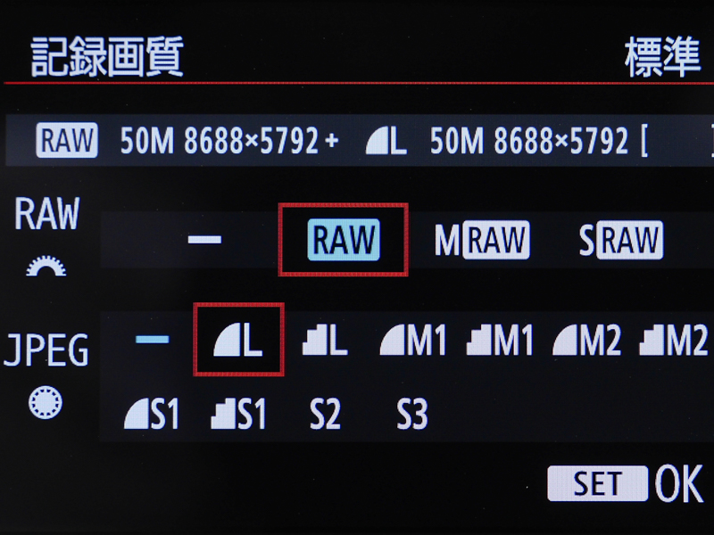 EOS 5Ds RのRAWデータは被写体によっては80MBを越えることも
