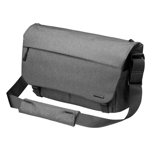 メッセンジャーバッグL グレー