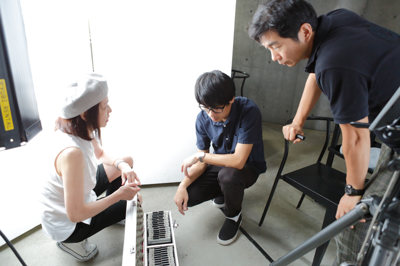 デジタル時代には貴重な4×5サイズのフィルムを使用。