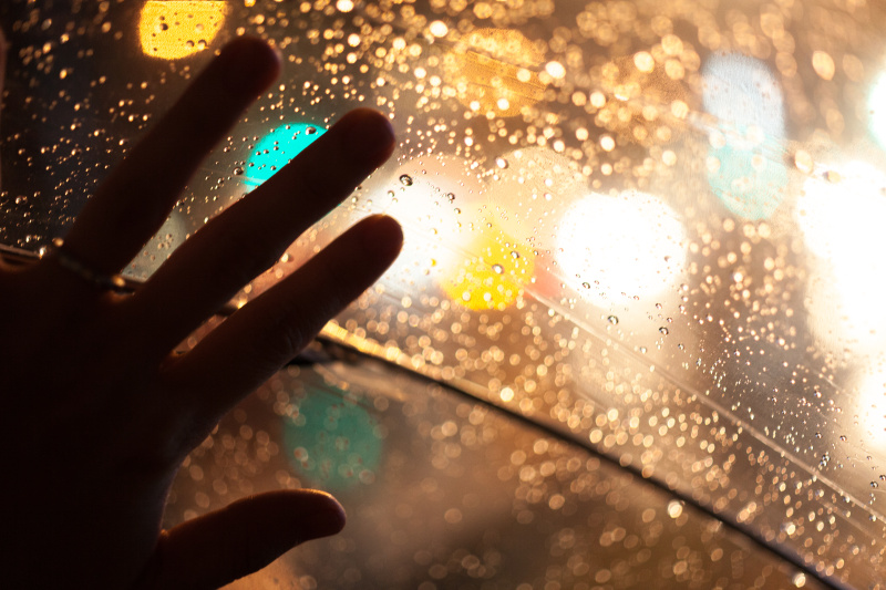 <strong class="">【深夜は寄りの構図】</strong>静寂を演出するため、被写体に寄ってシンプルな画面構成にした。背景を黒一色にすると深夜っぽさが増すが、さみしくなりすぎないよう、ネオンを差し色にした。キヤノンEOS 5D Mark III／コシナカールツァイスMakro-Planar T*2/50／50mm／マニュアル露出（F2、1/40秒）／ISO 800／WB：2,600K