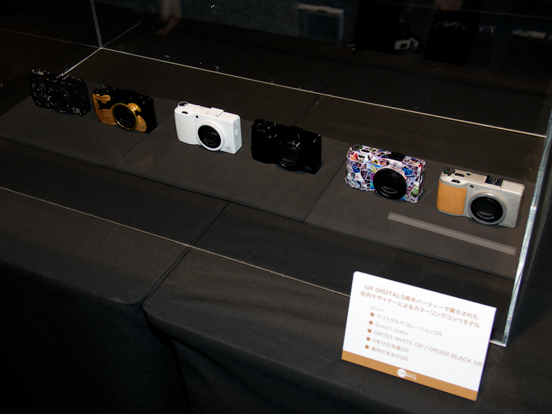 GR 5周年パーティで展示されたカラーリングコンペモデル