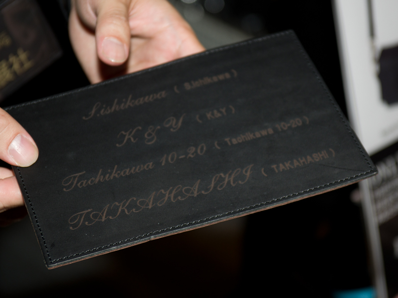 ブラックエディションのみの刻印サービスも行なっていた