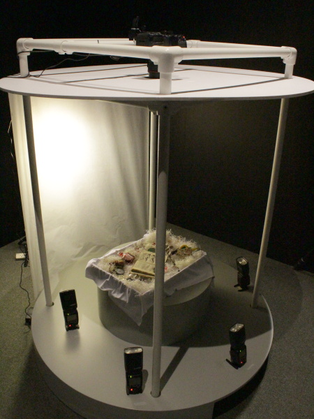 撮影セット。レンズはEF100mm F2.8Lマクロ IS USM