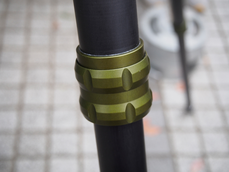 各部の固定はロックナット式。