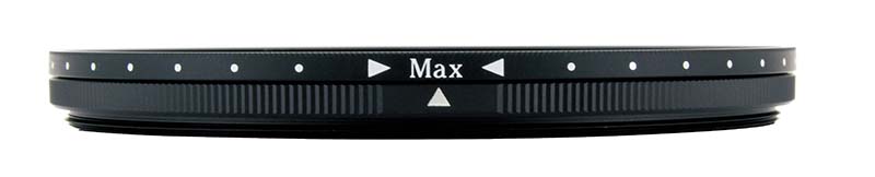 Max側（ND500相当。使用範囲はND450相当まで）