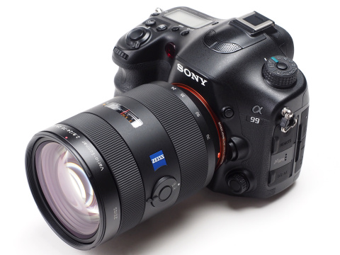 フルサイズカメラであるα99に装着したイメージ