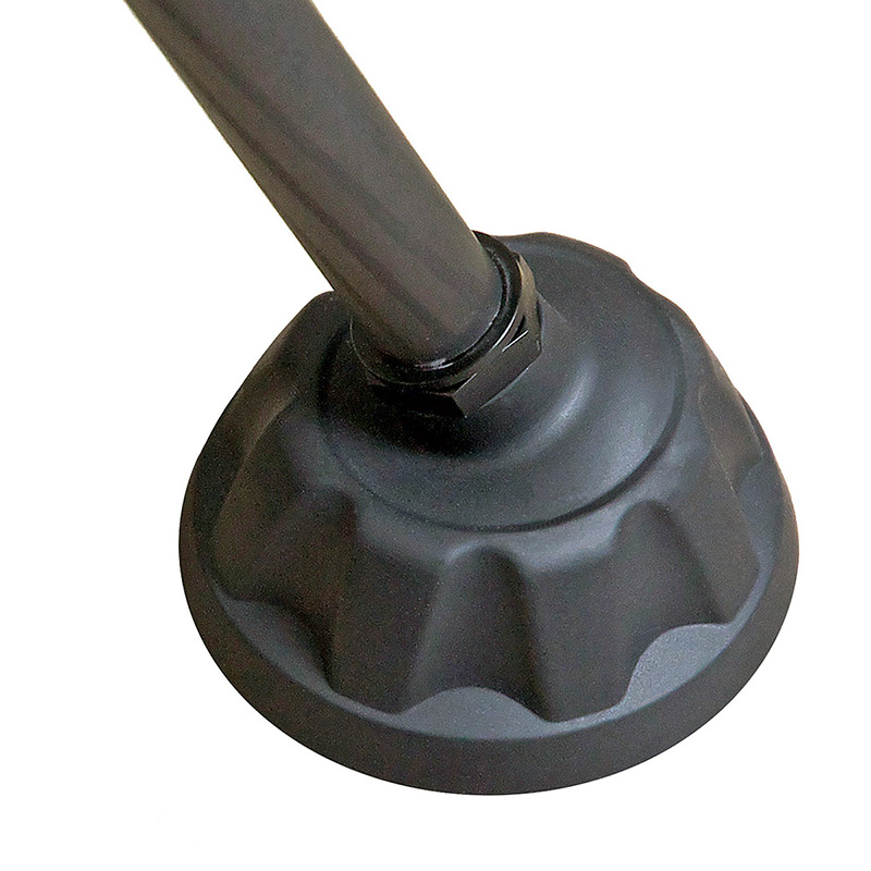 大型の蹄型石突を標準装備