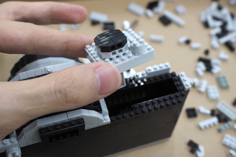 シャッターダイヤル、シャッターボタン部分をドッキング