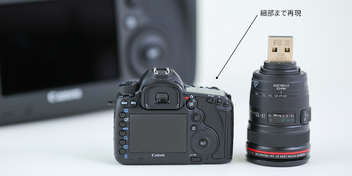 ボタンなど細部まで再現されている