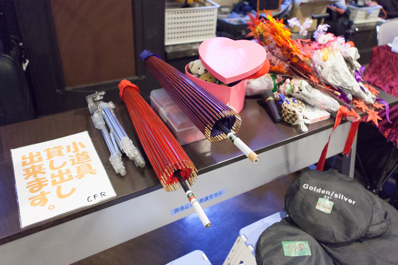 主催者からは小道具の貸し出しもあった