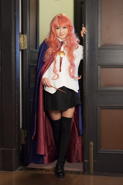 髪にラインライトが現れた