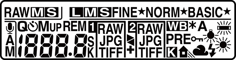 背面パネルの表示