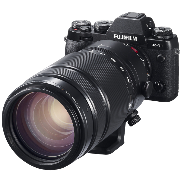 FUJIFILM X-T1に装着したところ