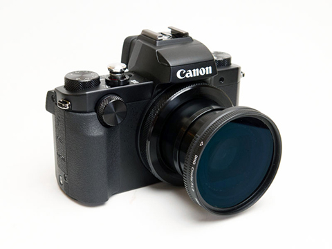 キヤノンPowerShot G5 X用のフィルターアダプター - デジカメ