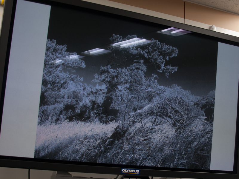 赤外線撮影をシミュレーションできる機能も紹介した