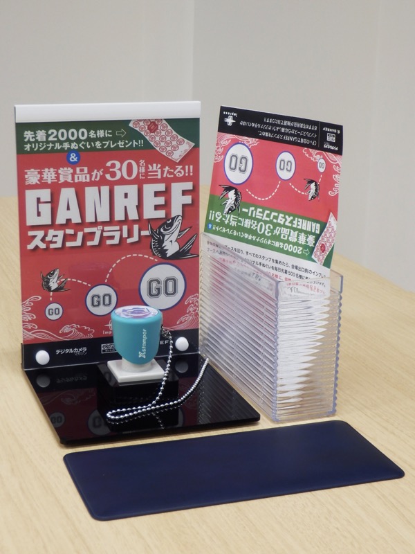 CP+2016の協賛ブースに置かれるディスプレイ