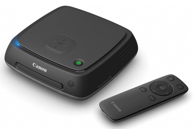 EOS 80DとWi-Fi・NFCで接続し、撮影画像を本体に記録。撮影画像をテレビに表示したりプリントしたりできるConnect Station CS100。