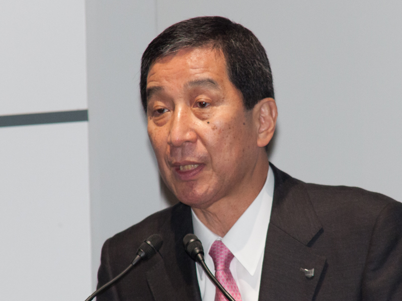 キヤノンマーケティングジャパン代表取締役社長の坂田正弘氏