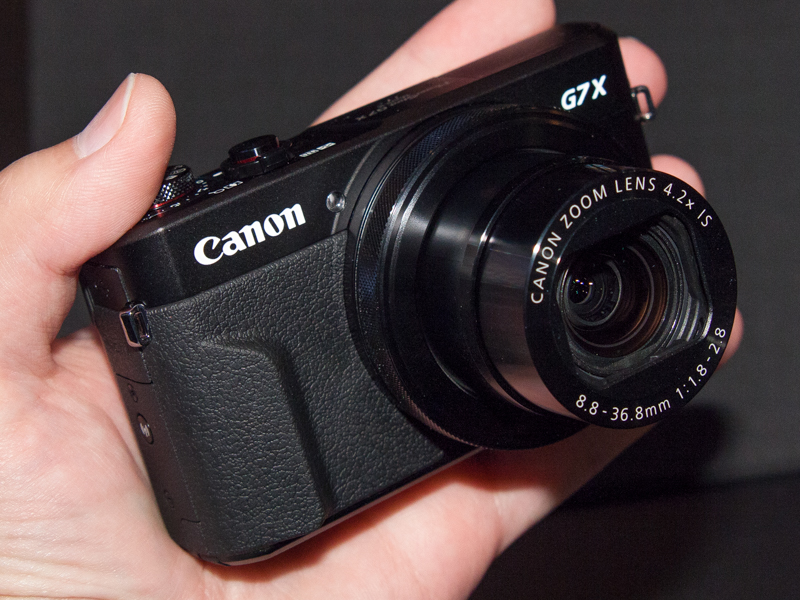 1型センサー搭載の高級コンパクト「PowerShot G7 X Mark II」