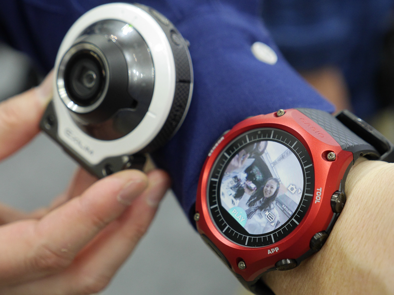 EX-FR100のライブビューを表示したところ