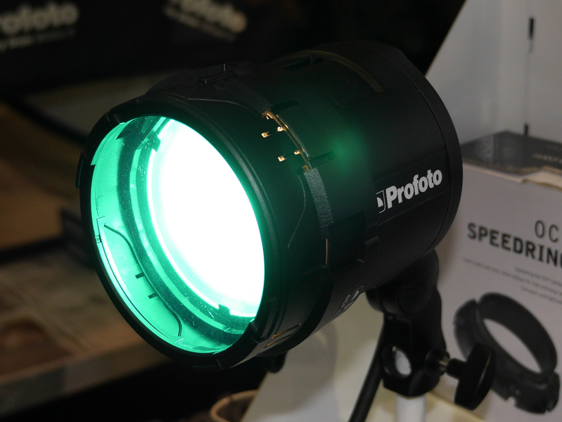 B2のヘッドに装着したところ