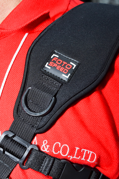 FOTO SPEED速写ストラップのフラッグシップ「F1ブラックキングコング」のショルダーパッド