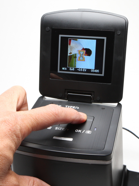 OKボタンを押し、スキャンを開始