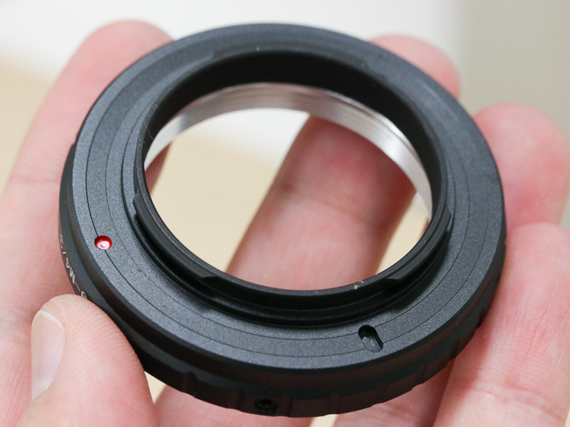 マウントアダプターのボディー側