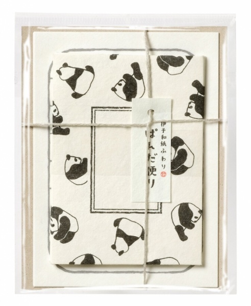 参考：ふわり和紙 ミニレターセット 封筒4枚入（324円）