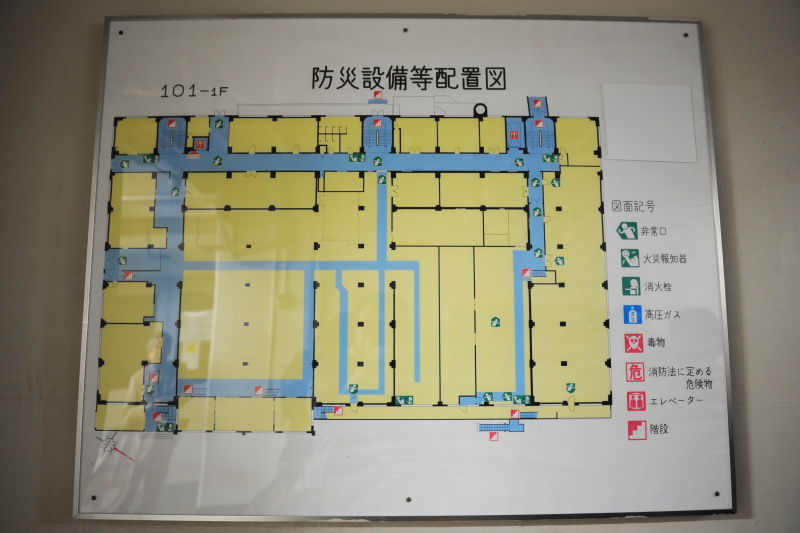フロアマップのアイコンにも時代を感じた