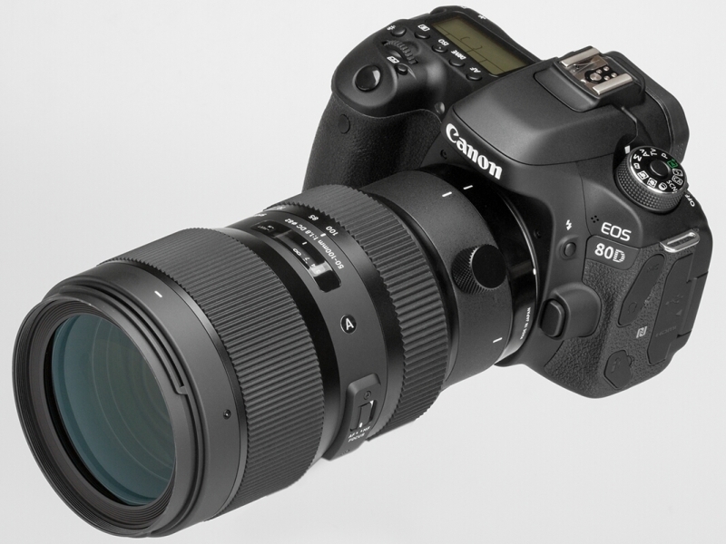 キヤノンEOS 80Dに装着したところ