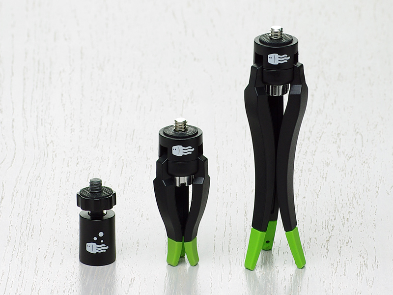 左からボールヘッド、ジェリーレッグス、ジェリーレッグス・ロング