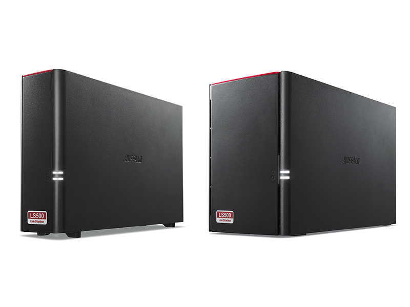 リンクステーション LS510Dシリーズ（左）、LS520Dシリーズ（右）