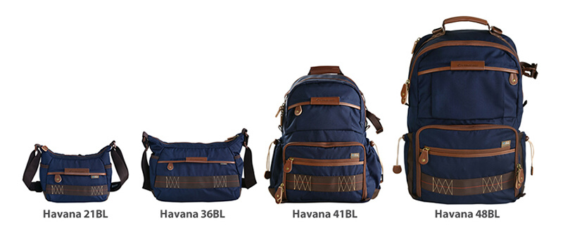 Havanaシリーズのサイズ比較