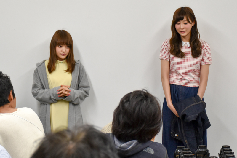 左から相川結さん、永原知奈さん。