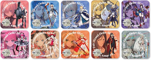 FGO セガコラボカフェ　マイクロファイバータオル A 10種類セット スマホRPG「Fate/Grand Order」とコラボしたカフェがオープン決定