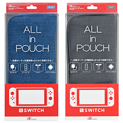 Nintendo Switch本体を丸ごと収納 布製ポーチがアンサーより発売