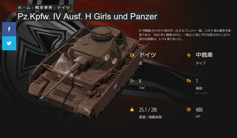 CS版「World of Tanks」、「ガルパン」仕様のIV号戦車の再登場が決定
