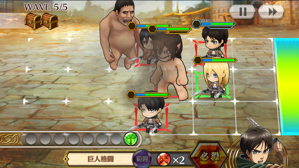 巨人化するエレン！