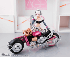 すーぱーそに子 フィギュア13点セット すーぱーぽちゃ子 ライダース 他 すーぱーそに子がバイクロボと変形合体! - GAME Watch