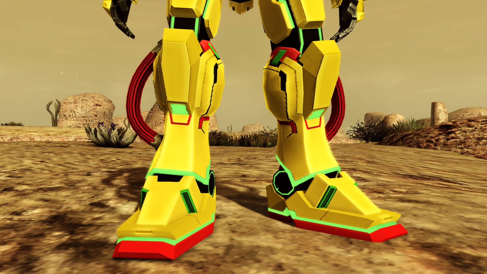 動力パイプ脚　赤