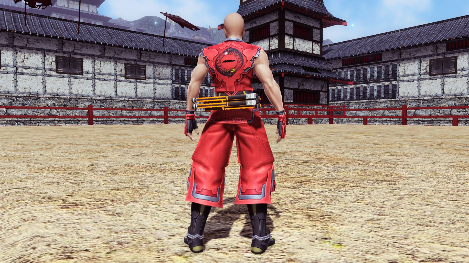 アミガサタケによりデザインされた武器迷彩。格闘家に提案されたもので独自の戦闘術に基づいて製作された