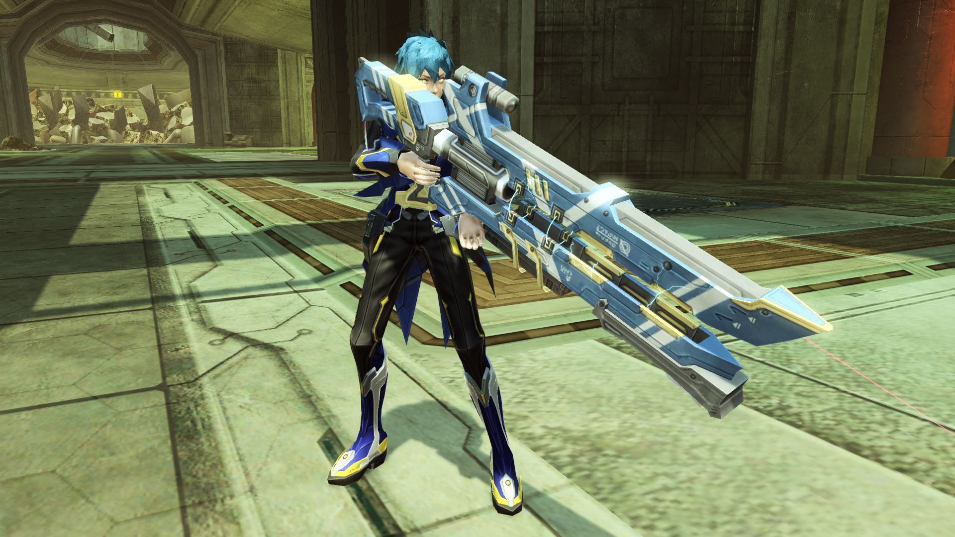 Houndによりデザインされた武器迷彩。鮫と雷をモチーフとしており、電撃音と炸裂音が混ざったような発射音が特徴