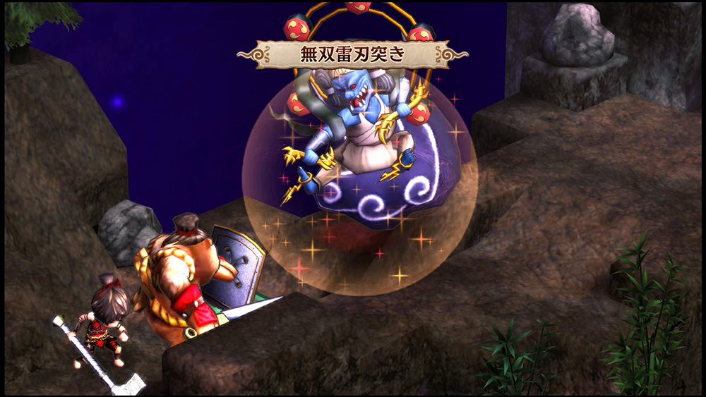 カグヤたちを窮地に追い込む、強力な雷撃を次々と繰り出す