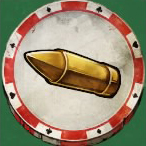 <strong class="em ">「空砲」</strong>弾丸の込められていない銃弾。発砲すると大きな銃声を響かせる