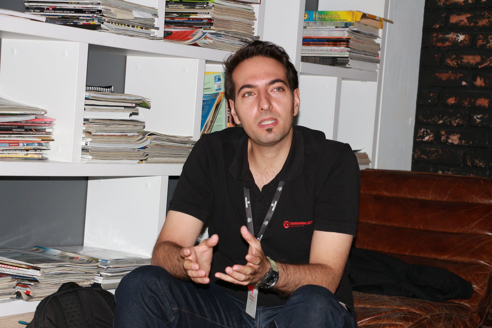 今回のコラボの仕掛け人であるWargaming.netオザン・コチョール氏